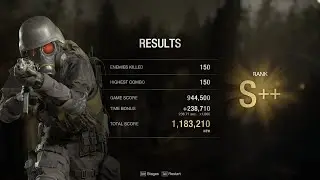Resident Evil 4 Remake The Mercenaries First Try 1 million score S++ Rank