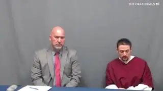 Oklahoma death row inmate Gilbert Postelle speaks at clemency hearing