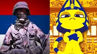 Serbs, that cat is not dancing (Zone Ankha meme)