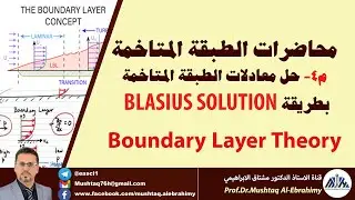 محاضرات الطبقة المتاخمة-م4 (حل المعادلات بطريقة بلاسيوس) Blasius solution  boundary layer equations