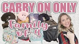 Ultimate Guide to Carry-On Only Packing for a Family of 4 | 10 Days in Winter London!