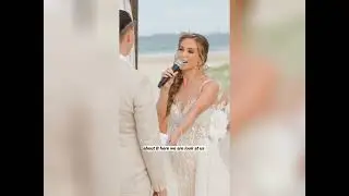 She Rapped Her Wedding Vows 😱 on Her Wedding Day | Memorable Wedding Vow
