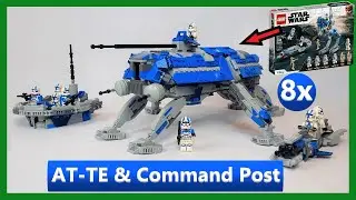 Lego AT-TE Walker - 8 x Lego Star Wars 501. Legion Battle Pack | Alternative Build