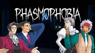 персонажи ace attorney, играют в phasmophobia (ace attorney objection.lol)