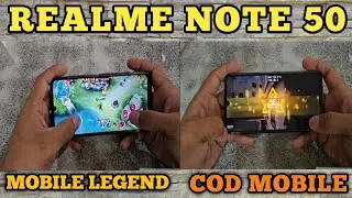 REALME  NOTE 50 - Test Game | Mobile Legend | COD Mobile