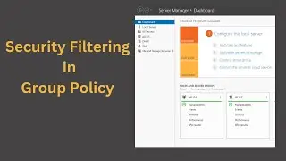 Security Filtering in Group Policy Objects GPO (HINDI)