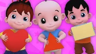 รูปร่างเพลง | เด็กคล้องจอง | ทารกเพลง | เรียนรู้รูปทรง | Shapes Song | Rhyme For Kids | Learn Shapes