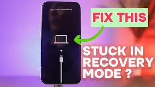 Fix iPhone Stuck/Won't Restore in Recovery Mode - iOS 18 | iPhone Black Screen of Death