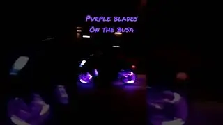 Hayabusa led wheels purple