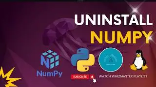 Python Numpy Uninstall in Ubuntu | How to uninstall Python Numpy on Ubuntu Server | Linux|WhizMaster