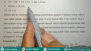 Penjelasan Vektor umum (diambil dari Amran Hapsan)
