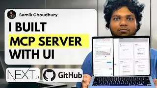 Watch me how I Built MCP server in Next.js