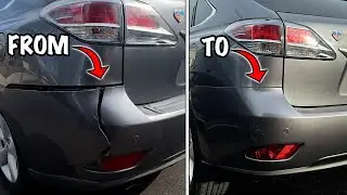 Damaged Bumper? FIX IT YOURSELF at HOME! DIY