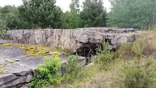 ГСВГ. Разрушенный бункер на  Ютербогском полигоне 23.06.2021