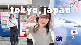 i moved to tokyo, japan 🇯🇵 first time living overseas, working holiday visa, leaving comfort zones