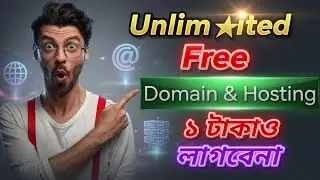 🔥ফ্রি ডোমাইন এবং হোস্টিং | Free Hosting & Domain | How To Get Free Domain & Hosting Bangla Tutorial