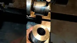 изготовление шлицевой муфты.