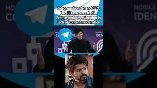 Telegram CEO arrested !!!  #telegram #tamil #tech
