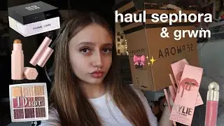 haul maquiagens da sephora e grwm 🩰