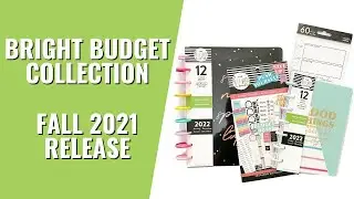 BRIGHT BUDGET COLLECTION | HAPPY PLANNER FALL 2021 RELEASE