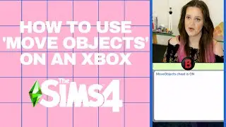 How to use move objects cheat on Xbox in the Sims 4 #Shorts