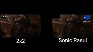 Черепашки-Ниндзя 2: Тайны Изумрудного Зелья 2х2 Vs Sonic Rasul! Сравнение
