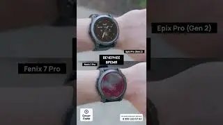 Сравнение дисплеев на Fenix 7 Pro и Epix Pro Gen 2 