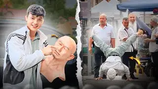 OLD MAN STREET WORKOUT PRANK THE BEST