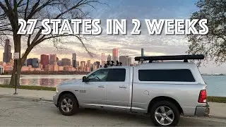 USA Road Trip in Two Weeks, 8300 miles in 27 states (GoPro dash cam)