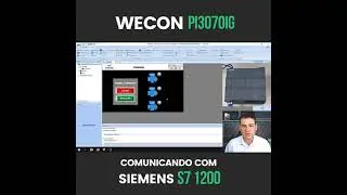WECON PI3070ig HMI Communication with Siemens PLC S7 1200