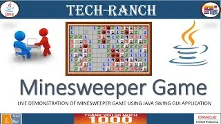 Live Demonstration of Minesweeper Game using Java Swing GUI API |  Java Game Project | 