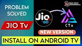 How To Install Jio TV App In Android TV. How To run Jio TV On Android TV || Jio TV Go App Fix