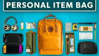 How To Pack a Personal Item | Organizing Your Under Seat Bag & Travel Essentials