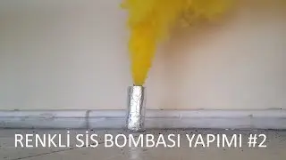 Renkli Sis Bombası Nasıl Yapılır #2