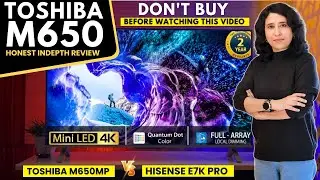 TOSHIBA Mini LED QLED TV M650MP ⚡️ The Best QLED TV 2023?⚡️ Hisense e7k pro vs the Toshiba m650