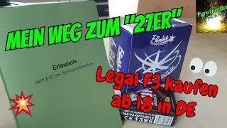 Beantragung Erlaubnis §27 SprengG für F3 & F2 | ab 18 Jahren | Pyrozündler