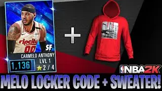 NEW MELO LOCKER CODE + SWEATER For Crews In NBA 2k Mobile Season 2!