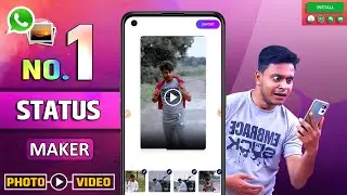 Best Status Maker App for Android | Photo to Video Status Maker App [2023]