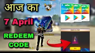 BUNNY BUNDLE REDEEM CODE TODAY 7 APRIL REDEEM CODE FREE FIRE | FF REDEEM CODE TODAY 7 APRIL
