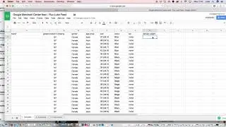 google merchant sheet
