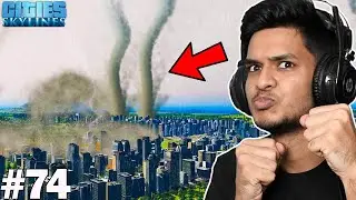 A BIG TORNADO DESTROYED MY CITY | CITIES SKYLINES #74