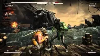 New Mortal Kombat X Kove uppercut in to the water Brutality