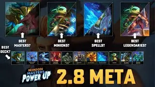 Best Deck? - Best Master? - Best Legendary? - Best Card? - Minion Masters Meta Review - 2.8