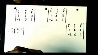 cross product determinant method