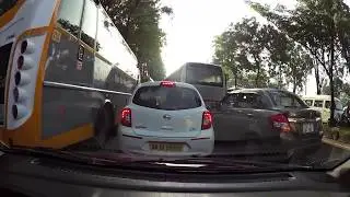 Accident at Hebbal, Bangalore