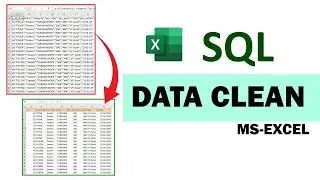 SQL Data Clean In MS-Excel || Data Filter And Clean || Excel Trick || Excel Hindi Tutorials