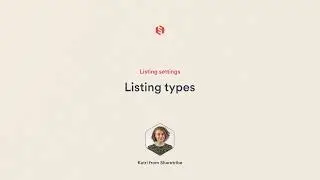 How to set up a listing type | Sharetribe Tutorial