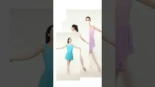 Ballet leotard with wrapping skirt 🩰 