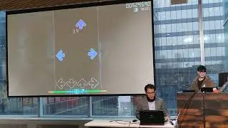 Playing osu!mania live at Microsoft lol part 2