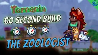 TERRARIA LET'S BUILD -  ZOOLOGIST NPC HOME 